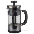 Borosilicate Glass French Press With Black Handle